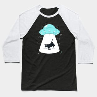 Cow Abduction - UFO Believer Alien Spaceship Space Animals Baseball T-Shirt